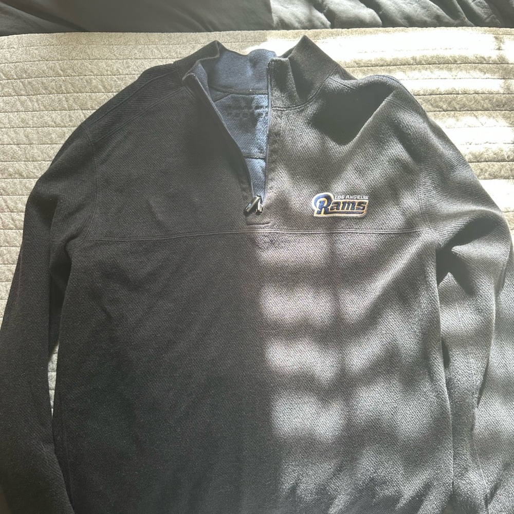 Tommy Bahama Black Zip-Up Sweater